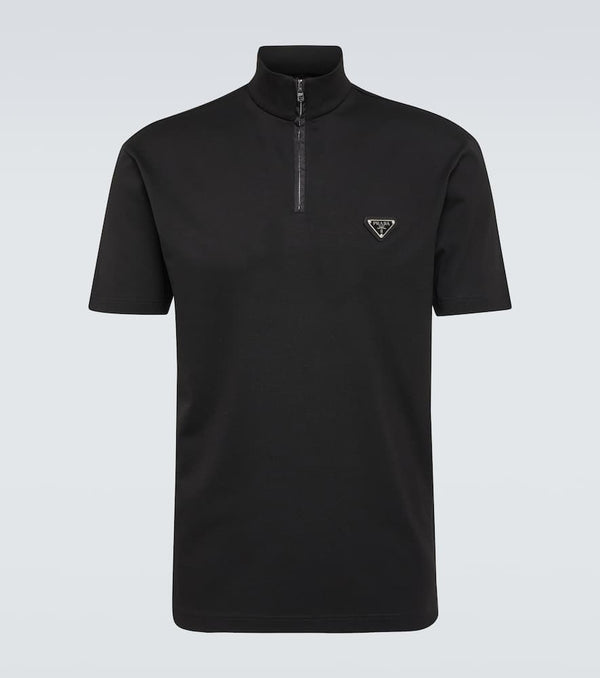 Prada Zip-up polo shirt