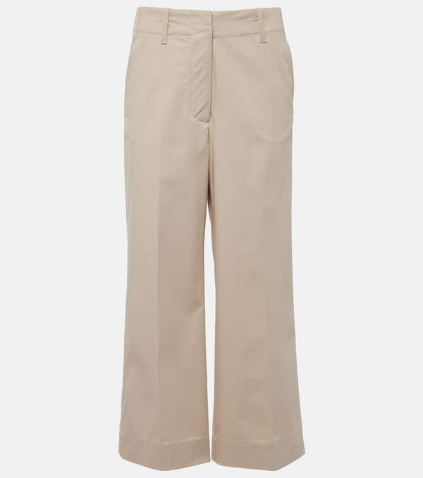 Proenza Schouler Amara cotton-blend wide-leg pants