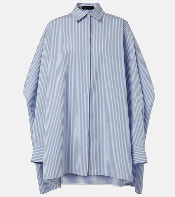 Proenza Schouler Isla striped cotton and silk shirt