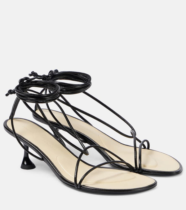 Proenza Schouler Tee Ankle 60 leather sandals