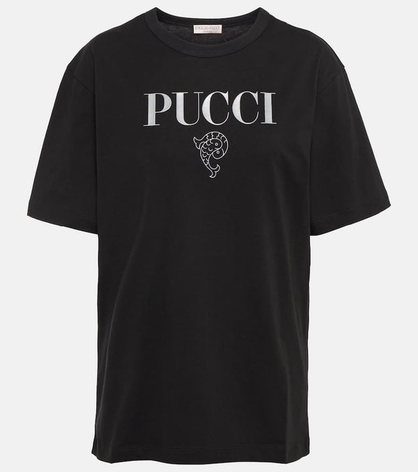 Pucci Logo cotton jersey T-shirt