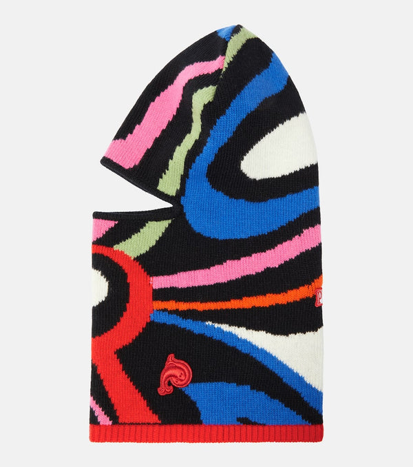 Pucci Marmo intarsia wool beanie