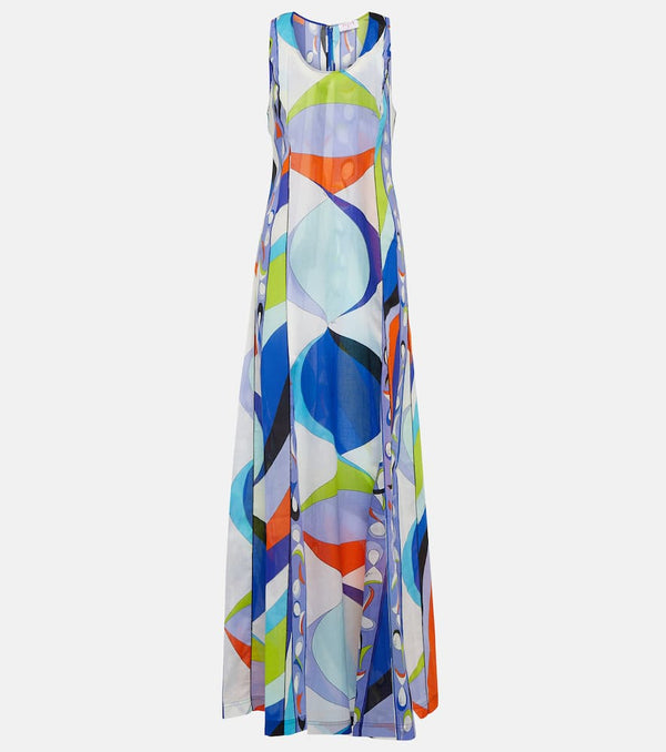 Pucci Pesci cotton maxi dress