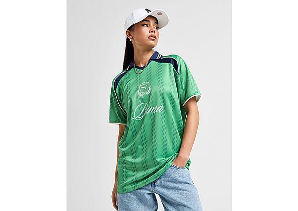 PUMA Football T Shirt  Green