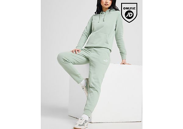 PUMA Small Embroidered Logo Joggers  Green