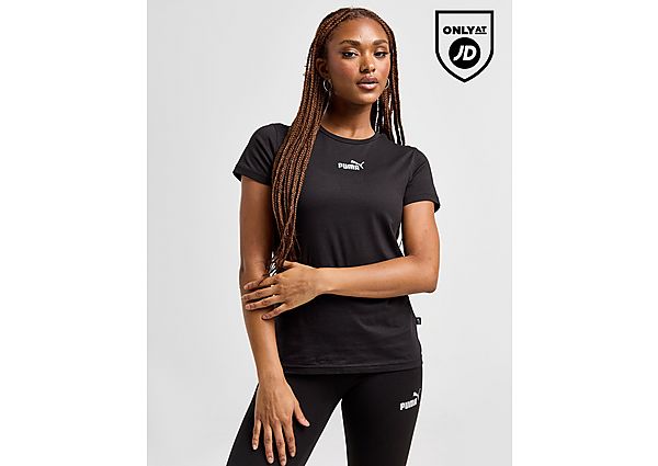 PUMA Small Logo T Shirt  Black