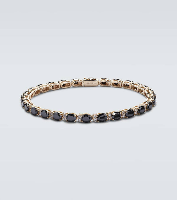 Rainbow K Riviere 14kt gold bracelet with diamonds