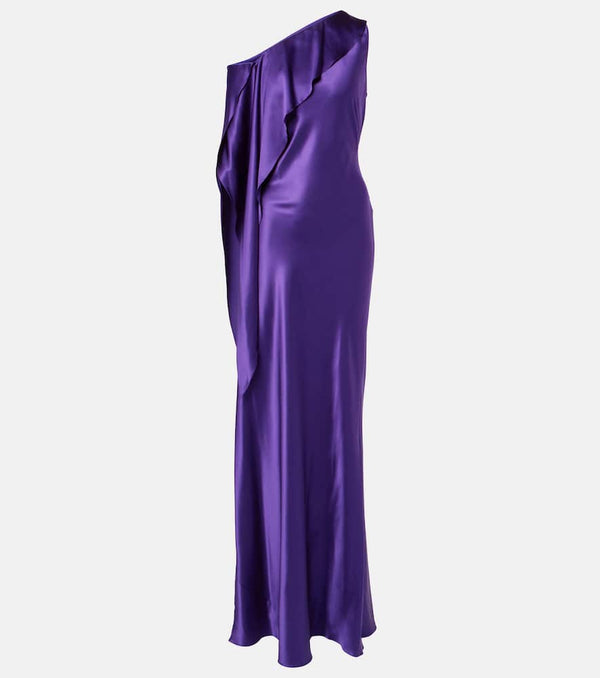 Ralph Lauren Collection Lizzie silk-blend charmeuse gown