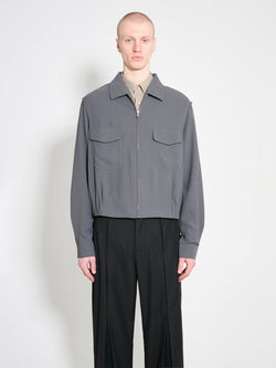 Random Identities Simmo Vintage Zip Up Blouson Grey