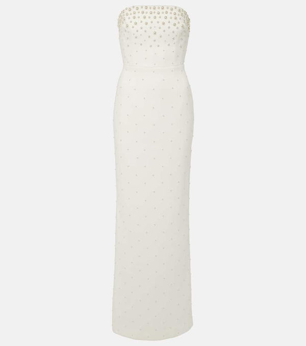 Rebecca Vallance Bridal Theresa faux pearl-embellished gown