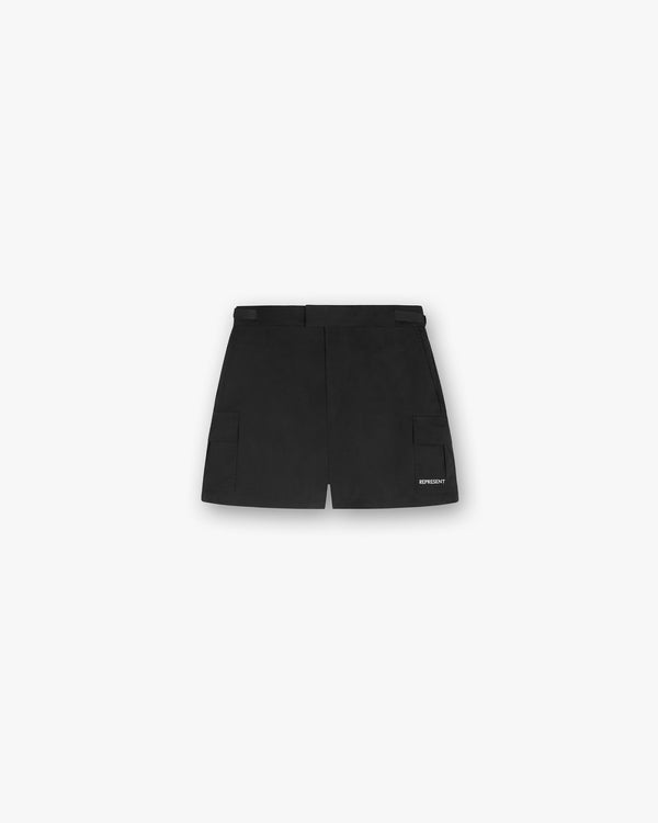 Represent Cargo Swim Shorts Jet Black