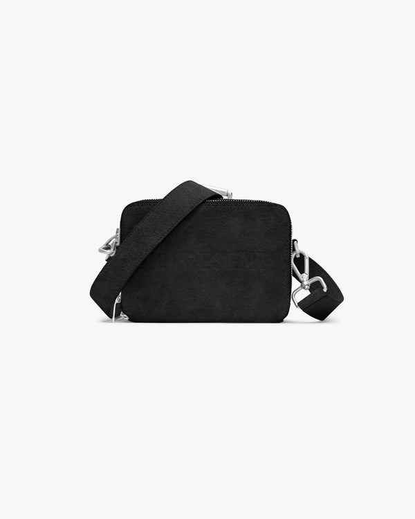 Represent Hairy Suede Camera Bag Black