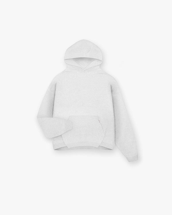 Represent Initial Boxy Hoodie Ice Grey Marl Grey