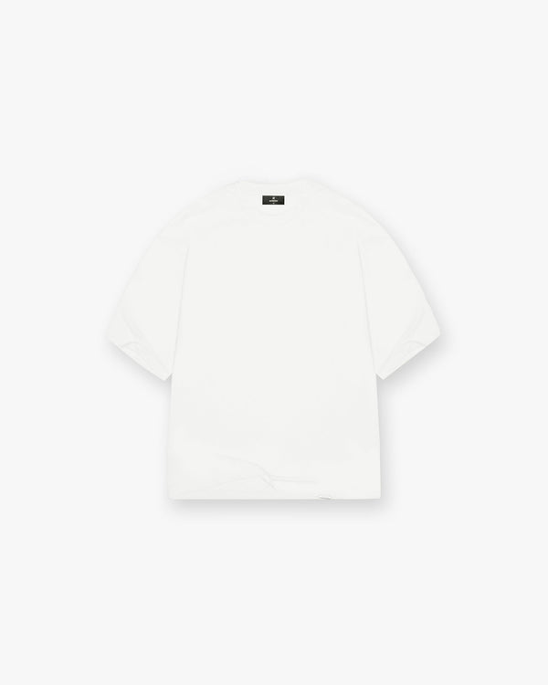 Represent Initial Boxy T-Shirt Flat White