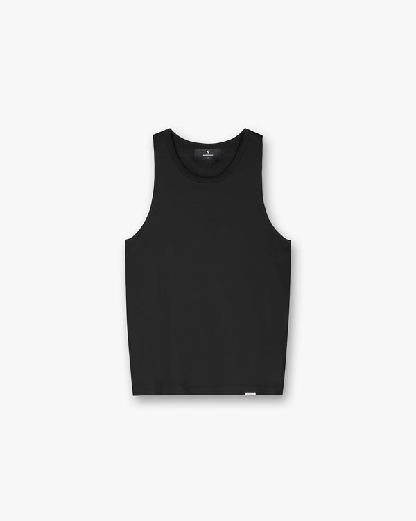 Represent Initial Rib Vest Black