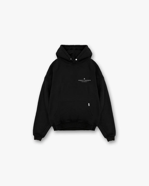 Represent Manchester Store Hoodie Black