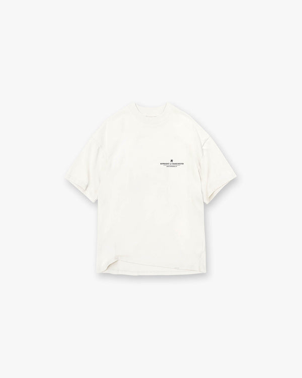 Represent Manchester Store T-Shirt Flat White