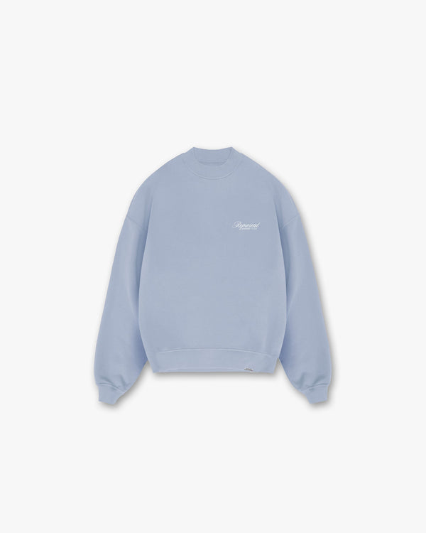 Represent Owners Club Script Sweater Dusty Blue