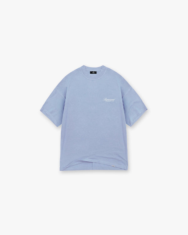 Represent Owners Club Script T-Shirt Dusty Blue