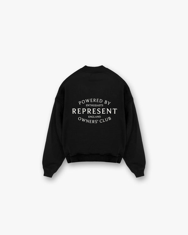 Represent Owners Club Stamp Sweater Jet Black