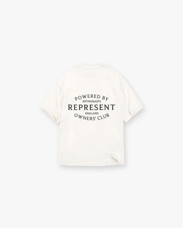 Represent Owners Club Stamp T-Shirt Flat White