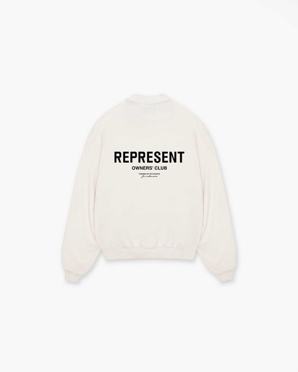 Represent Owners Club Sweater Flat White