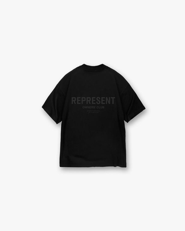 Represent Owners Club T-Shirt Black Matte Black