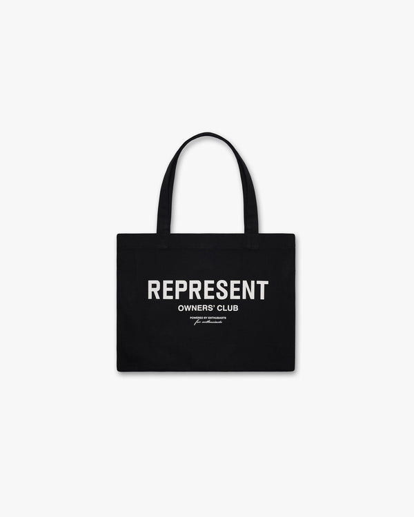 Represent Owners Club Tote Bag Black/White Black