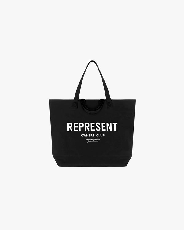 Represent Owners Club Woven Tote Bag Black