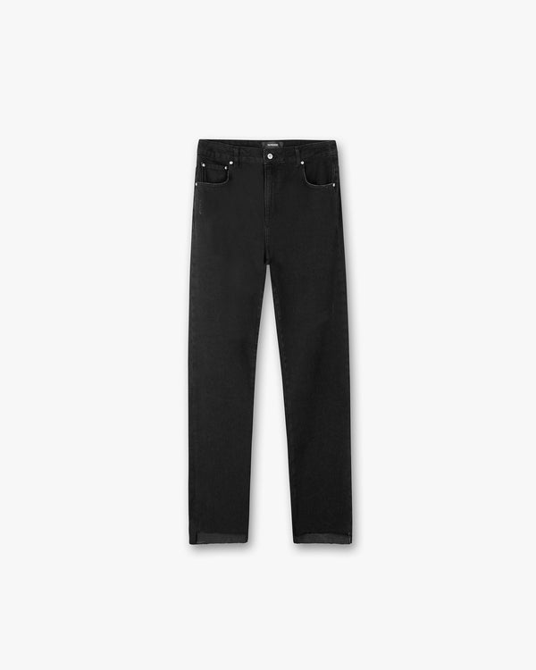 Represent R2 Stepped Hem Denim Off Black