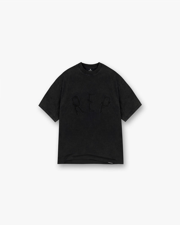 Represent Rep Applique T-Shirt Off Black