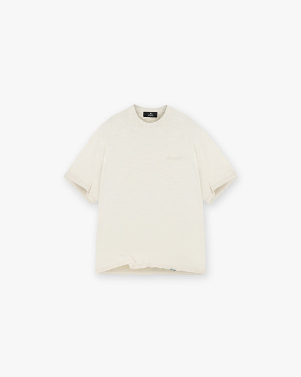 Represent Slub T-Shirt White Sand White