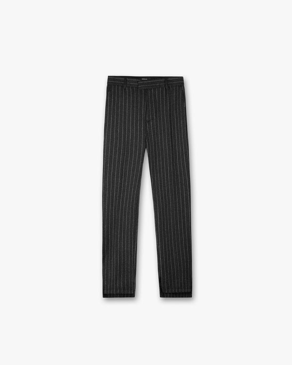 Represent Stepped Hem Pant Black Pinstripe Black