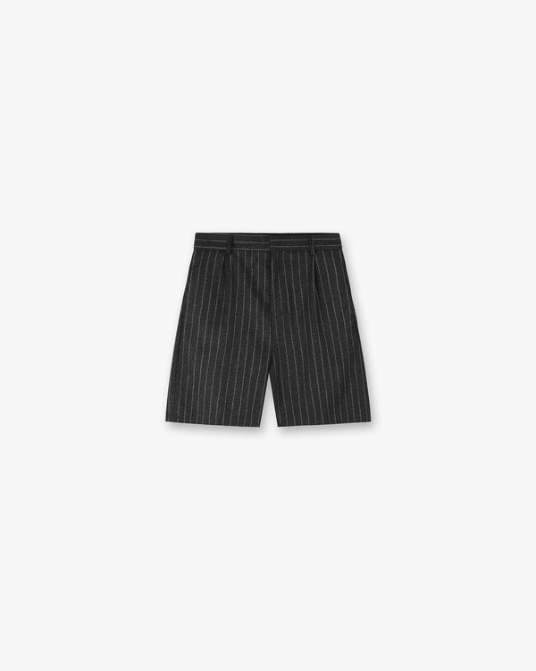 Represent Tailored Short Black Pinstripe Black