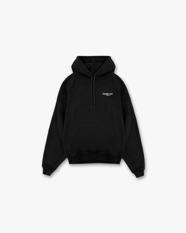 Represent Team 247 Oversized Hoodie Black