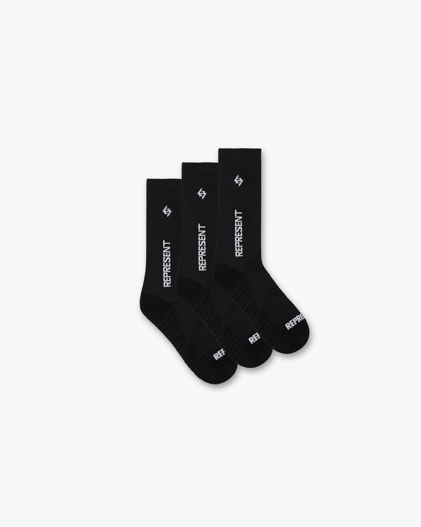 Represent Team 247 Socks 3 Pack Black