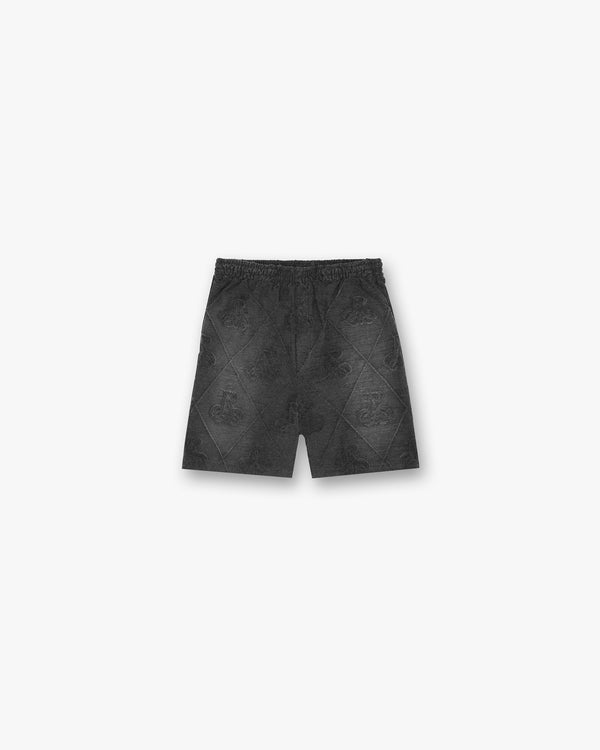 Represent Towelling Short Jet Black