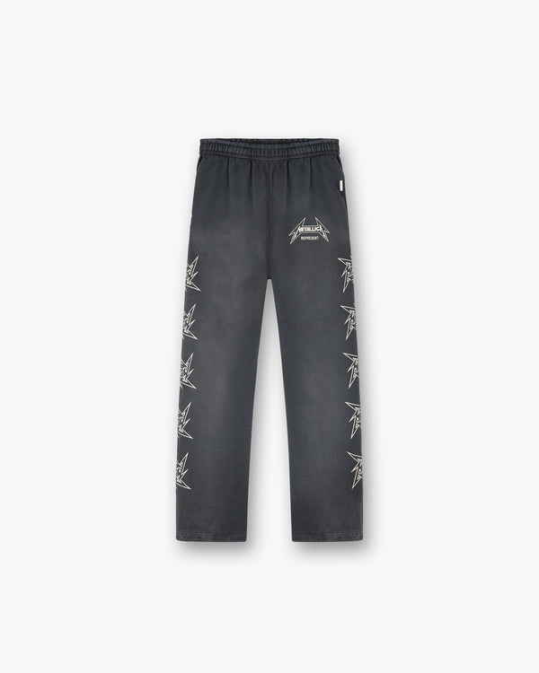 Represent X Metallica™️ Local Crew Sweatpant Stained Black