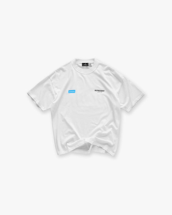 Represent X Oasis Owners Club T-Shirt Flat White