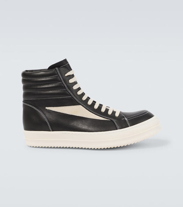 Rick Owens Leather high-top sneakers