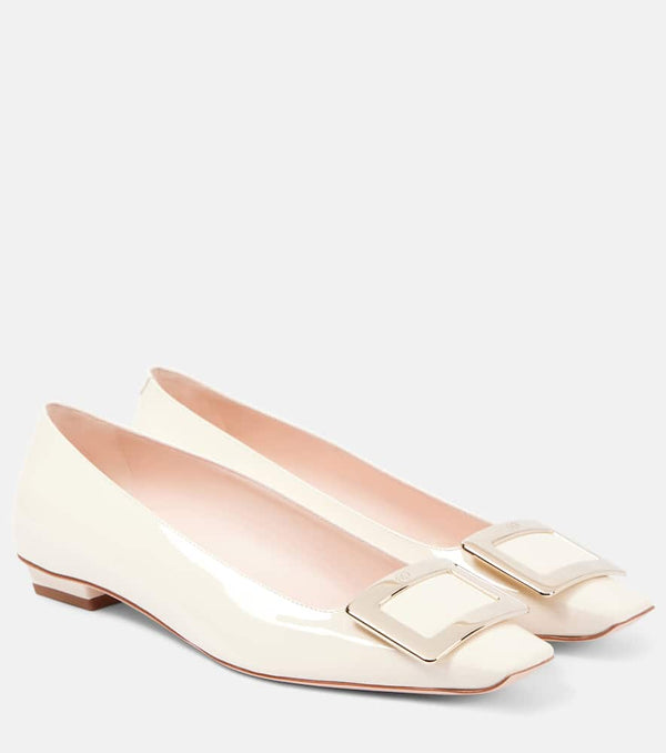 Roger Vivier Belle Vivier 25 patent leather ballet flats