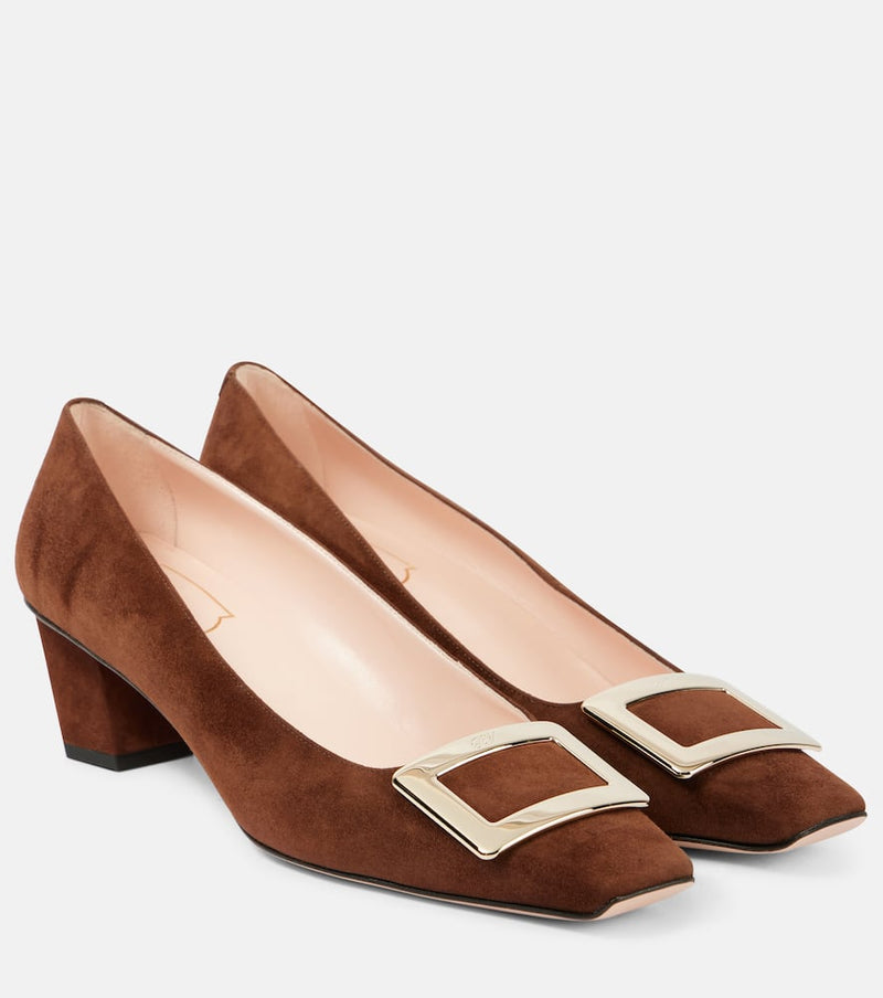 Roger Vivier Décolleté Belle Vivier 45 suede pumps