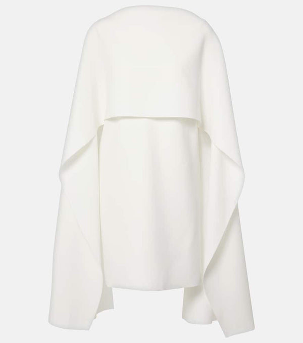 Roksanda Bridal Kaiya caped crêpe minidress