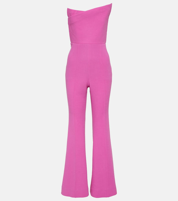 Roland Mouret Asymmetric wool jumpsuit