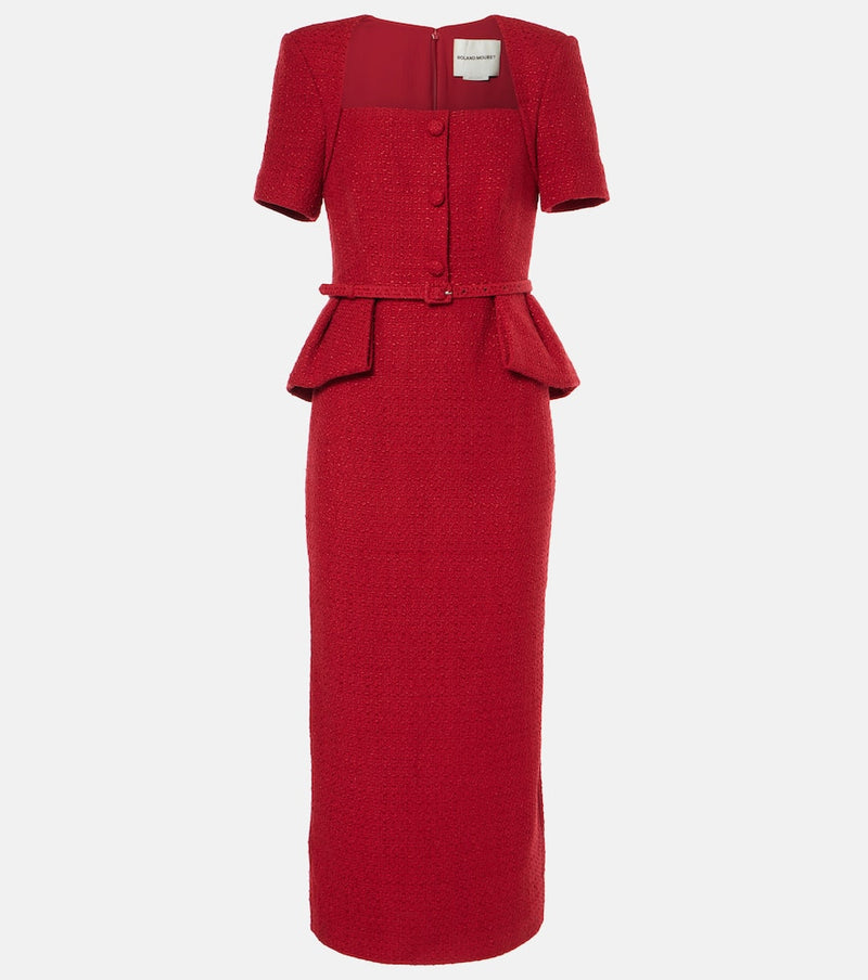 Roland Mouret Bouclé midi dress