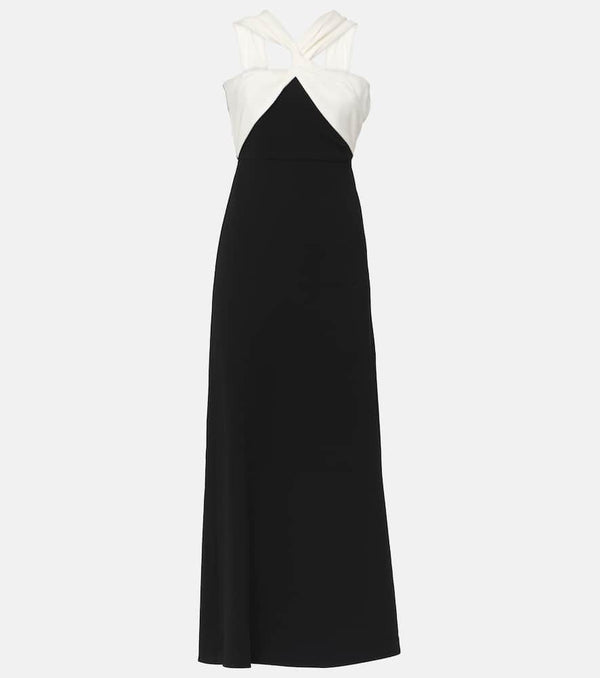 Roland Mouret Off-shoulder cady maxi dress