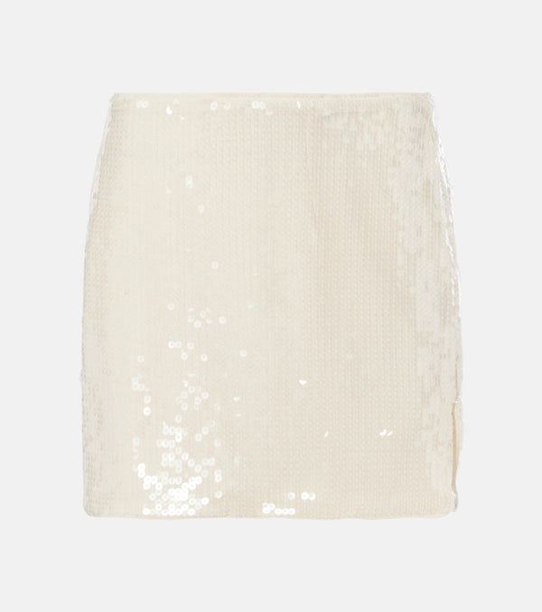 Rotate Sequined miniskirt