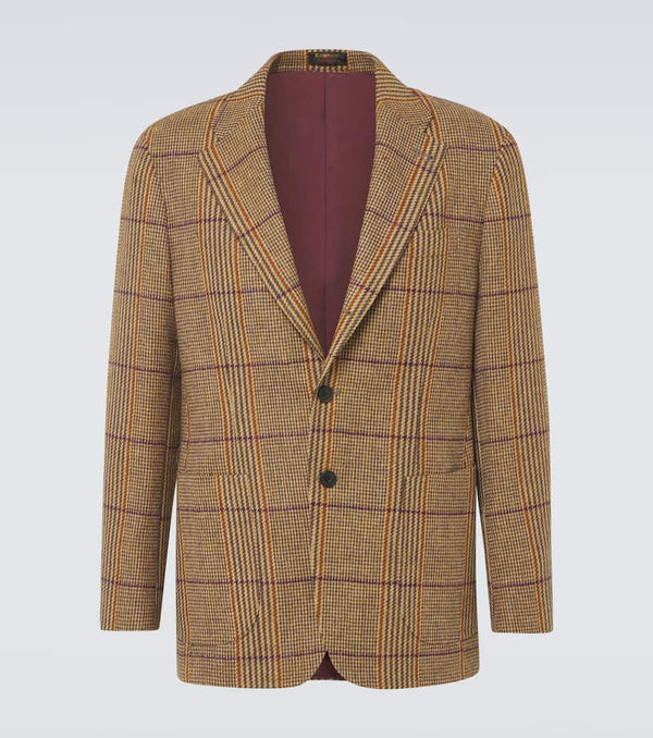 Rubinacci Checked wool blazer