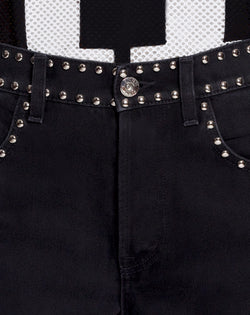 Flared Pants With Studs Lanvin X Future Black - Size 26 - Lanvin