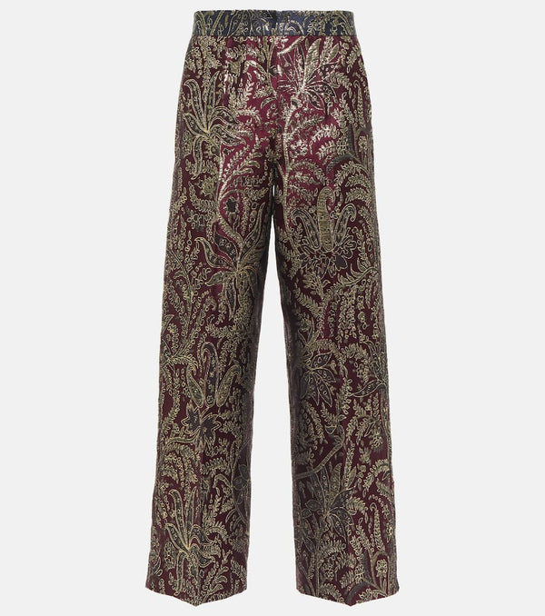 S Max Mara Gaeta brocade pants